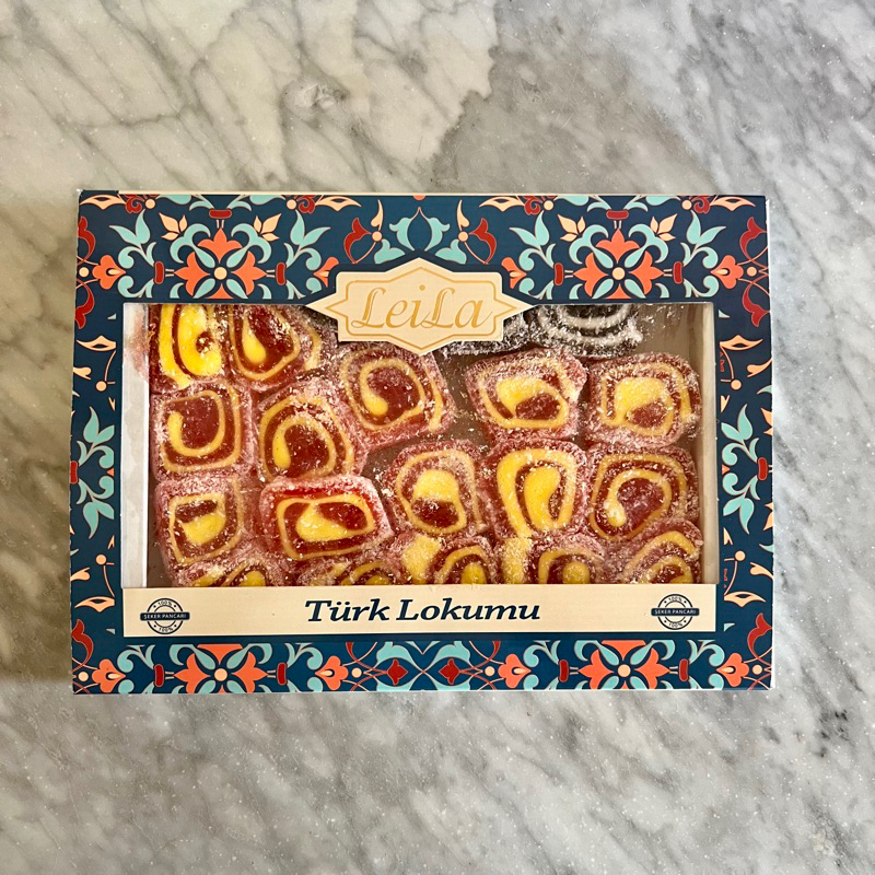 

Leila Turk Lokumu Made in Turkey - Original Turkish Delight Camilan Khas Turki
