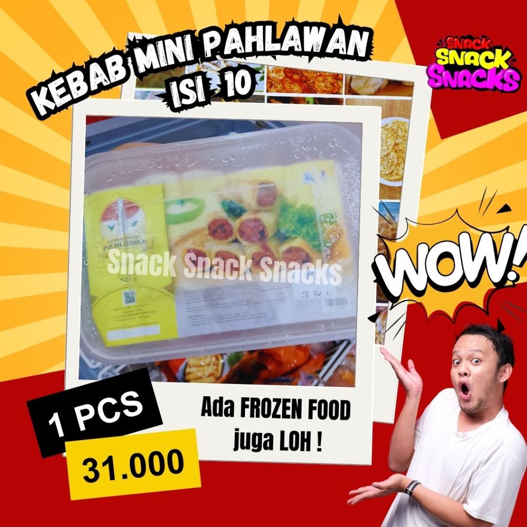 

KEBAB PAHLAWAN ISI 10 | SNACK FROZEN | CAMILAN MURAH | SSSNACKS