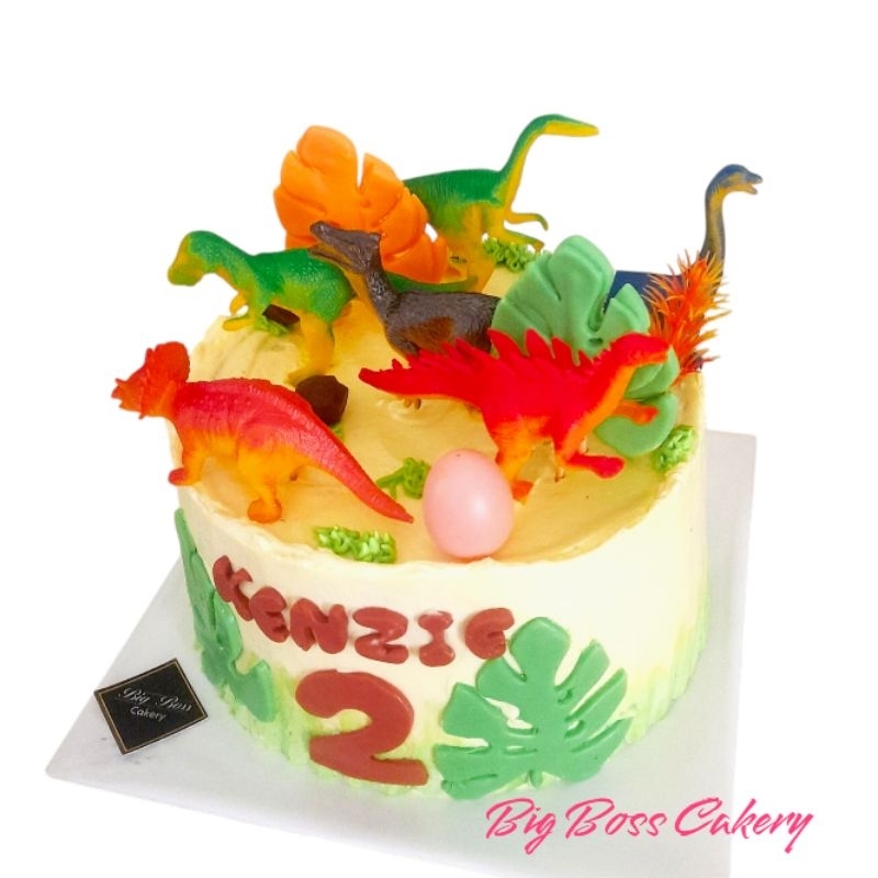 

DINO DINOSAURUS DINOSAURS CAKE WITH TOYS
