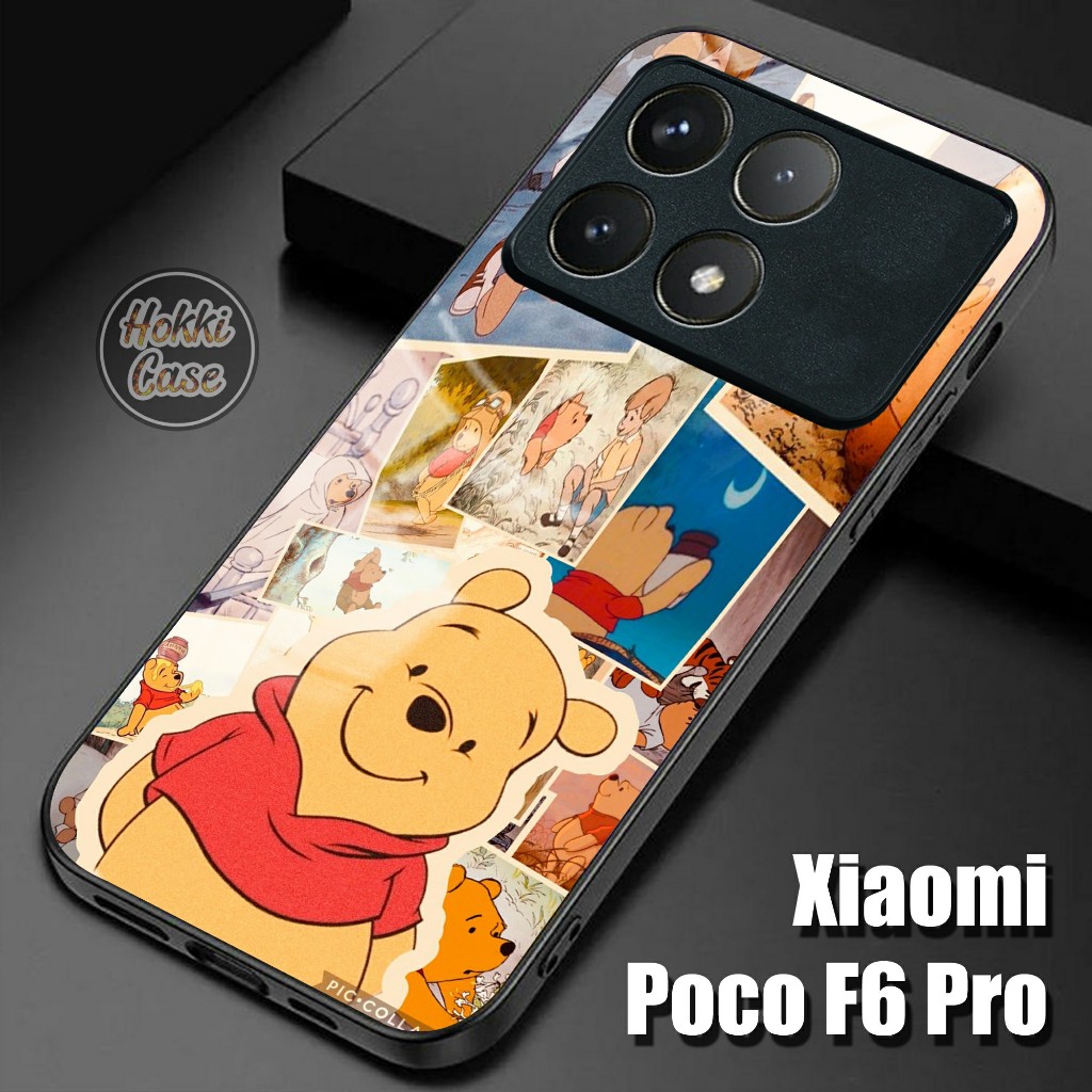 Softcase Poco F6 Pro - Case Glass Kaca Poco F6 Pro - Casing Poco F6 Pro 5G - Silikon Poco F6 Pro - F