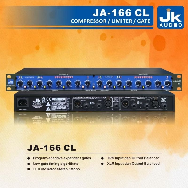 Compressor Limiter JK Audio JA 166 CL / Compressor JA166 CL