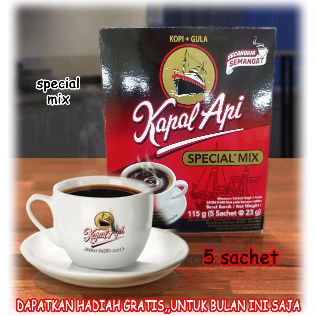 

Kopi Kapal Api Special Mix 1 Box isi 5