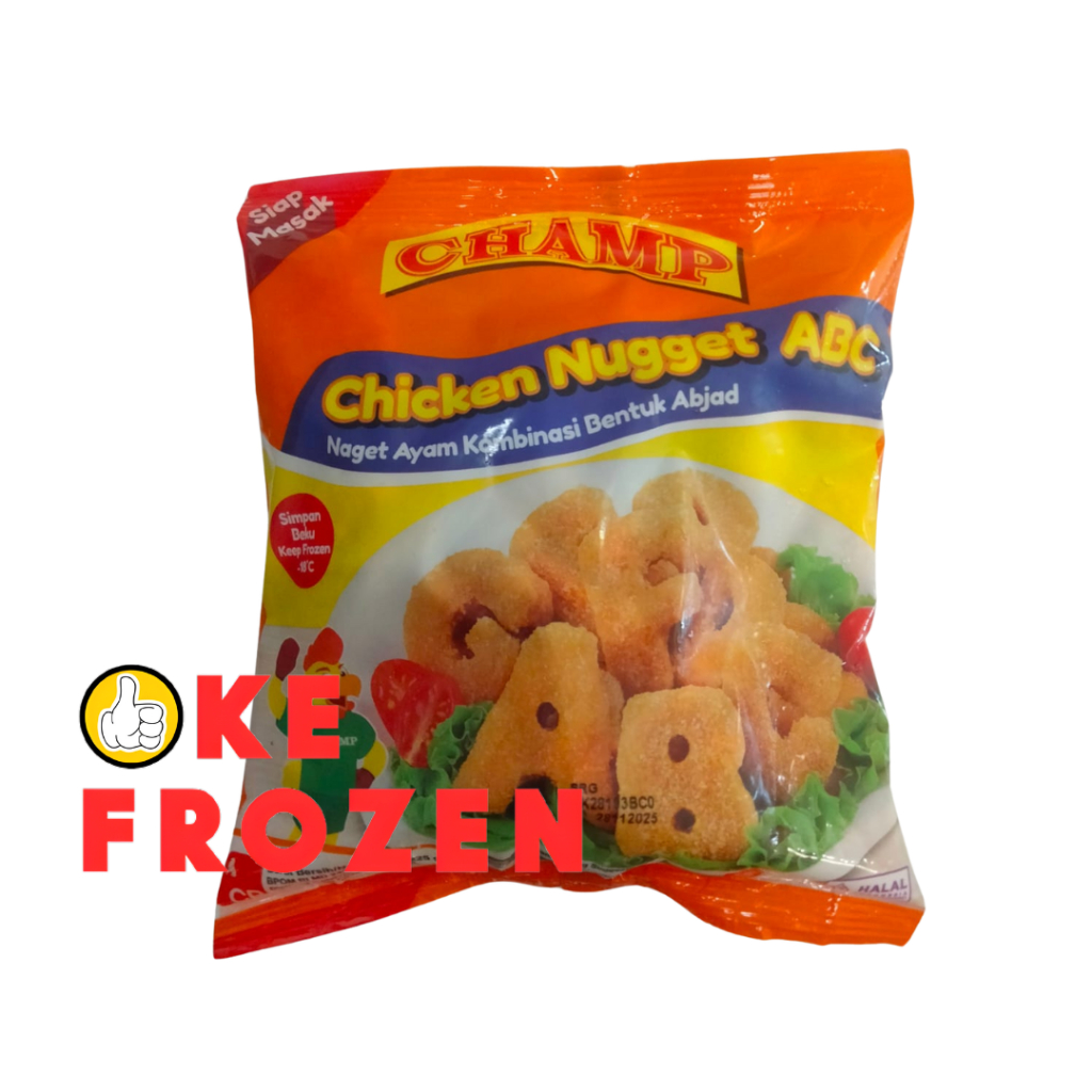 

CHAMP CHICKEN NUGGET ABC 225GR / NUGGET ABJAD