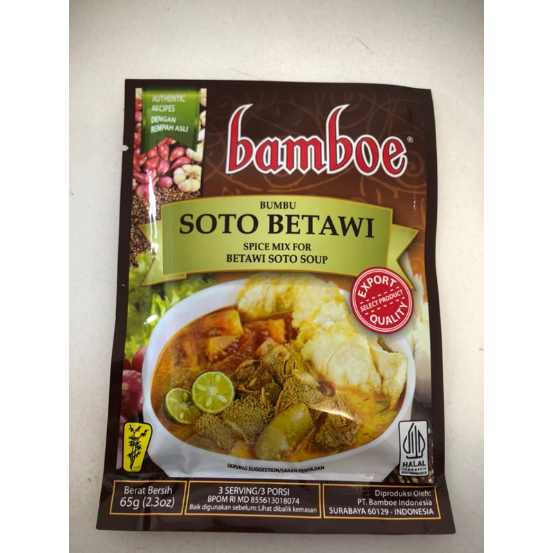 

Bamboe - soto betawi, sayur asem, nasi liwet