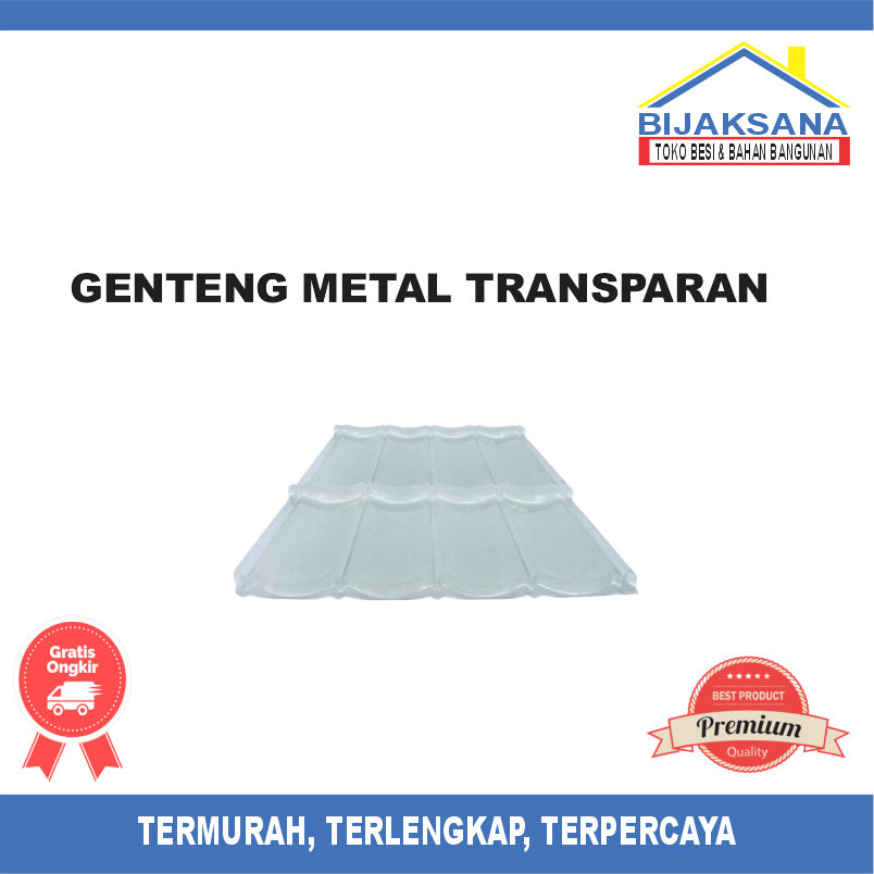 GENTENG METAL BENING / TRANSPARAN