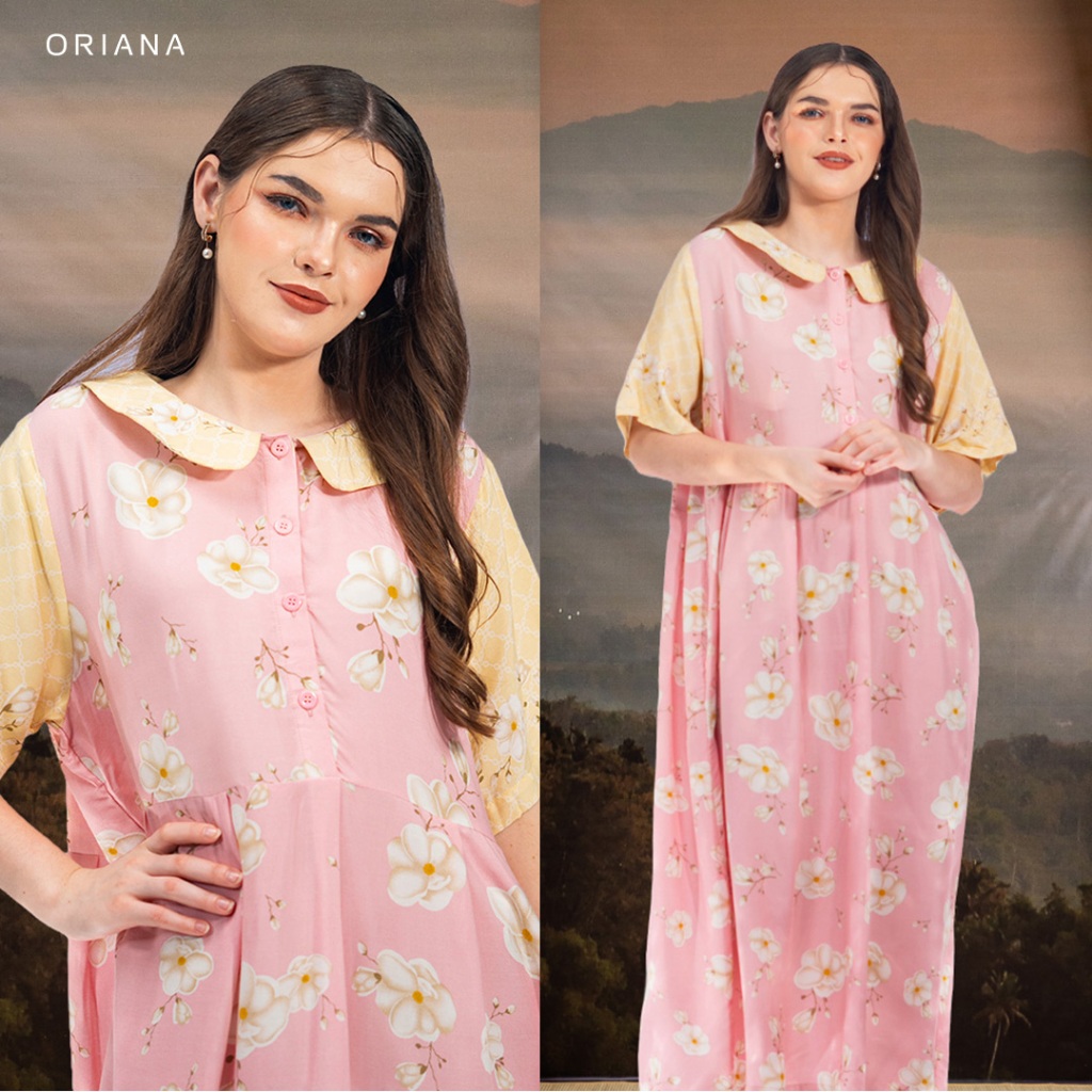 Oriana Homewear Daster Kerah Busui Deskira Collection