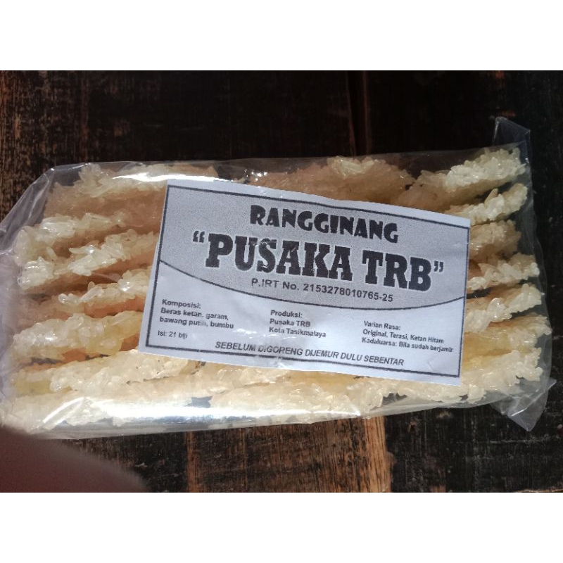 

rangginang ketan mentah khas tasikmalaya