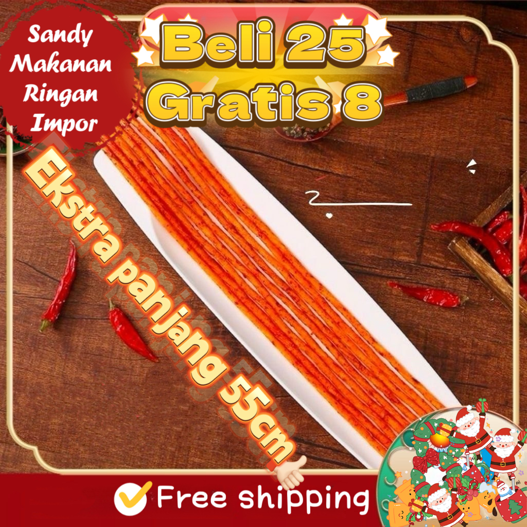 

【HALAL】Ekstra panjang dan lezat, satu batang untuk memuaskan hasrat Anda, harga murah, wajib ada di bioskop, sayuran impor dengan berbagai rasa!