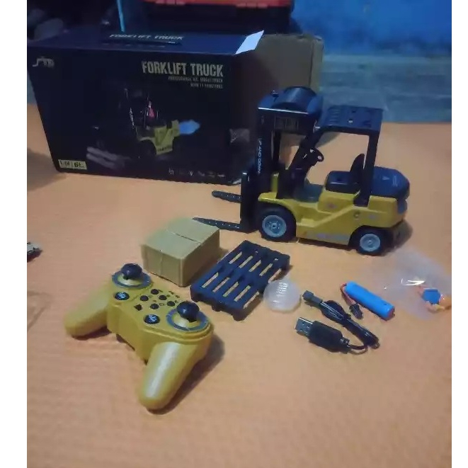 RC CAR FORKLIFT - MAINAN TRUK FORKLIFT REMOTE CONTROL ANAK EDUKATIF