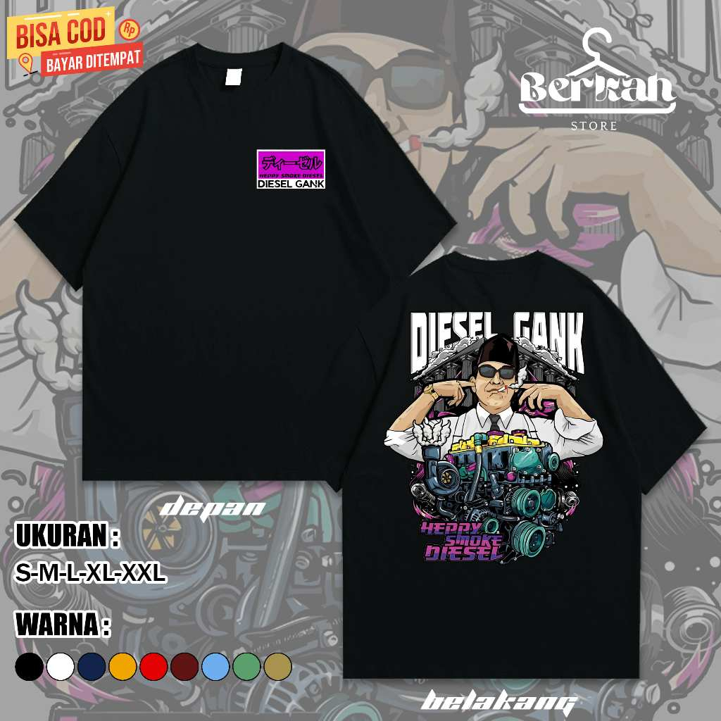 T Shirt DIESEL GANK KAOS DIESEL KAOS JMD POWER DIESEL KAOS TERBAIK