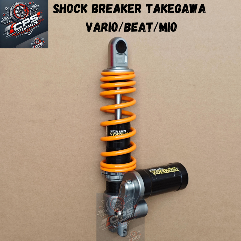 Shock Shockbreaker Takegawa Vario/Mio 320mm Tabung bawah Orange