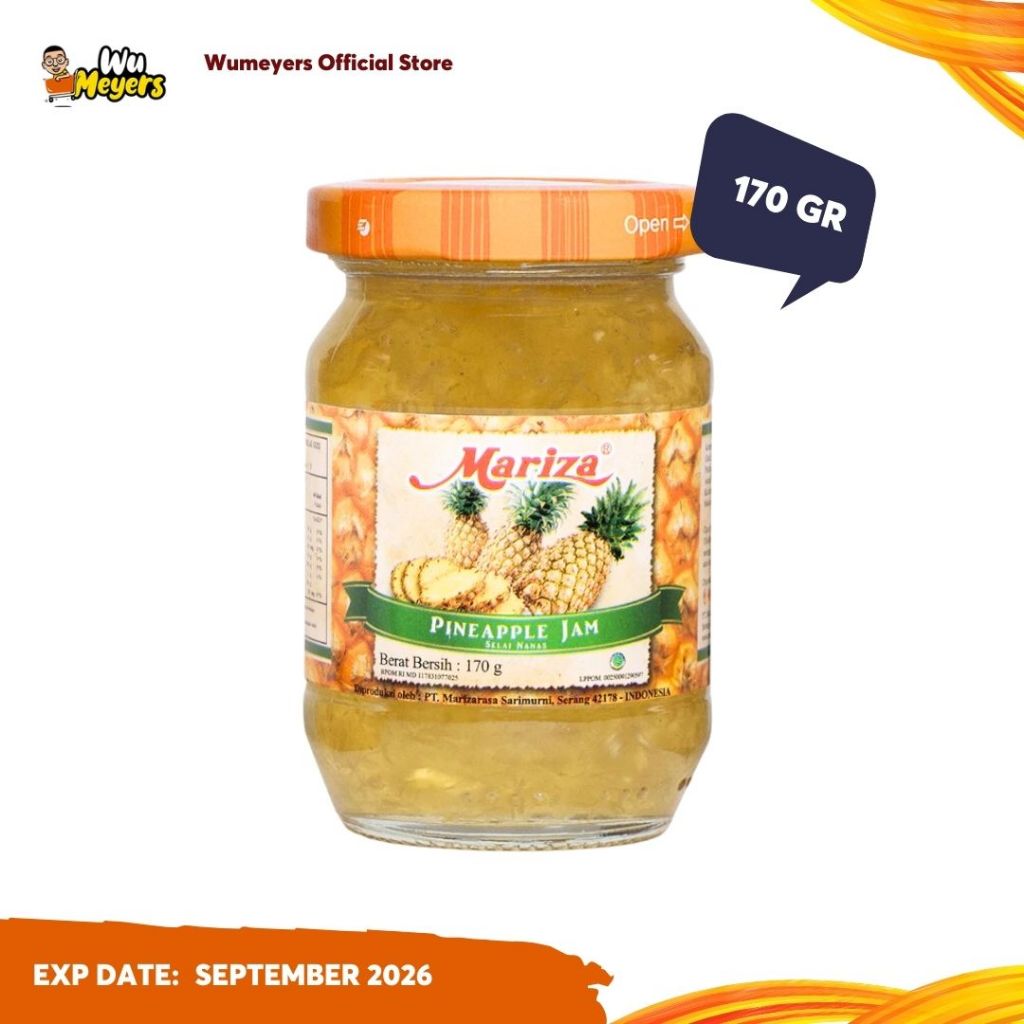 

Mariza Pineapple Jam - Selai Buah Nanas 170gr