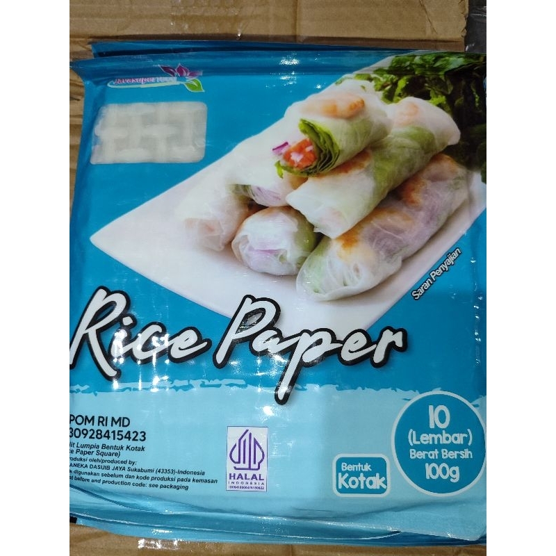 

RICE PAPER BENTUK KOTAK ISI 10 LEMBAR