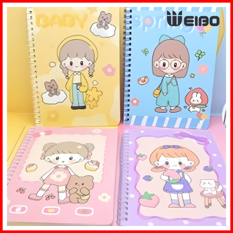 

WEIBO Buku Catatan Anak A5 Karakter Spring