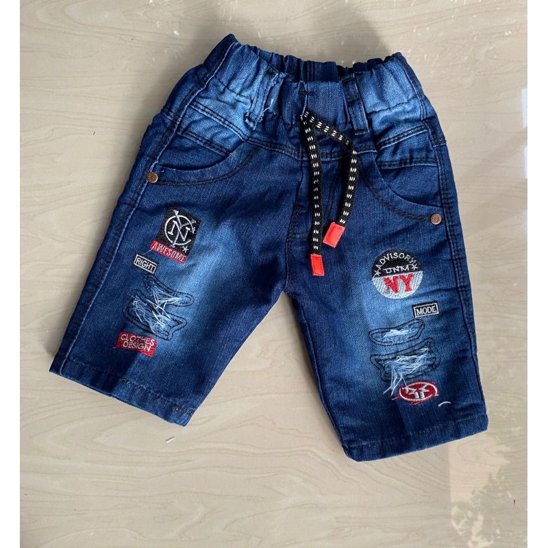 CELANA JEANS PENDEK ANAK USIA 1-6 TAHUN / CELANA JEANS PENDEK ANAK LAKI LAKI / CELANA JEANS PENDEK A