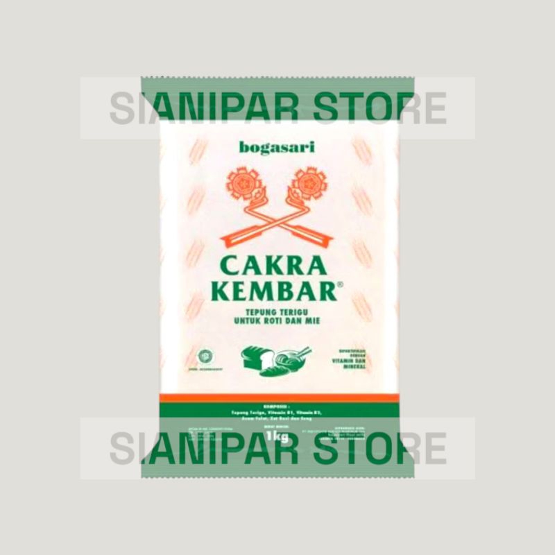 

Cakra Kembar Tepung Terigu Transparan Pck 1Kg Ekonomis