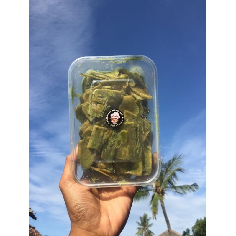 

Keripik pisang lumer rasa Matcha