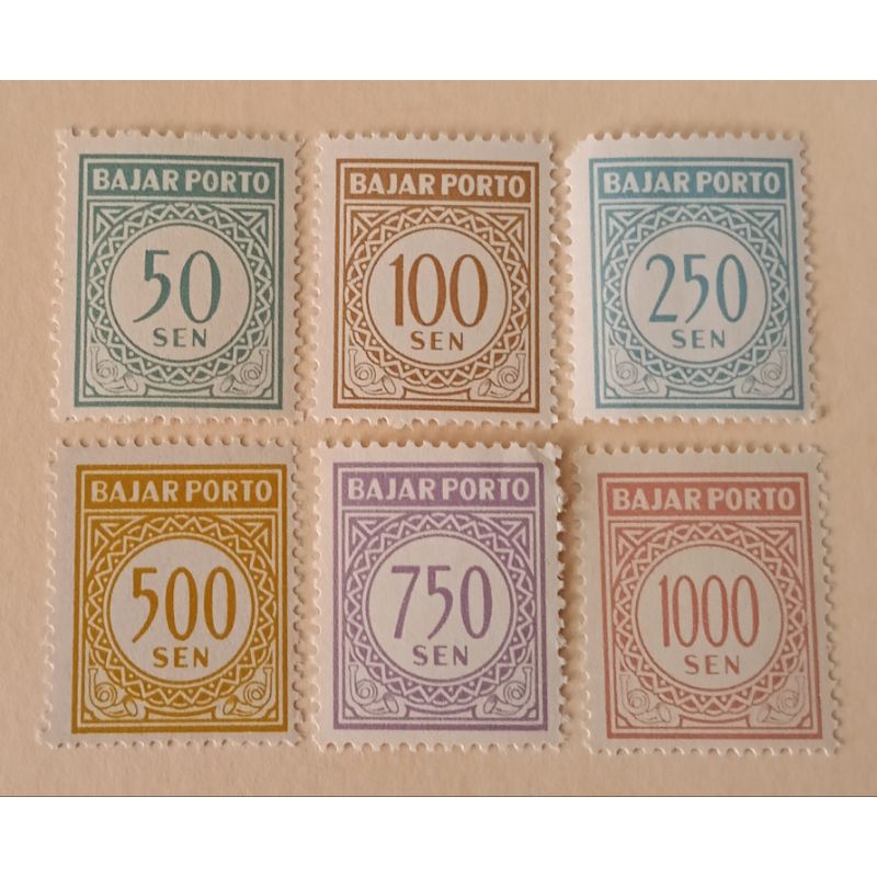 

Prangko Lawas Indonesia Set Komplit PORTO THN 1962