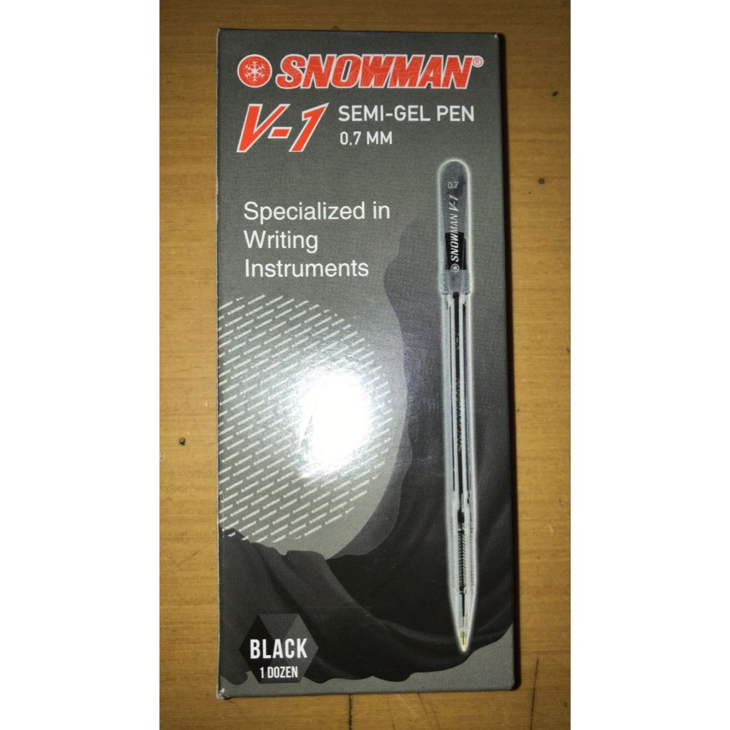 

BOLPEN, PULPEN SNOWMAN 0,7 MM BLACK