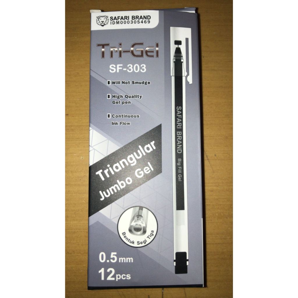 

BOLPEN, PULPEN SAFARI BRAND TRI-GEL O,5 MM
