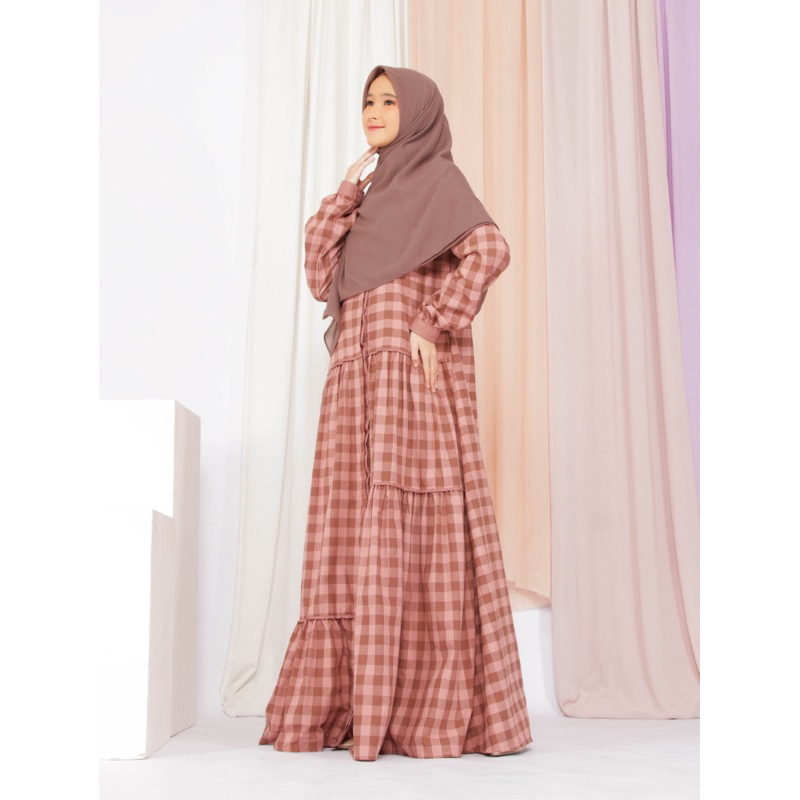 Hanna gamis - gamis katun kotak - gamis katun