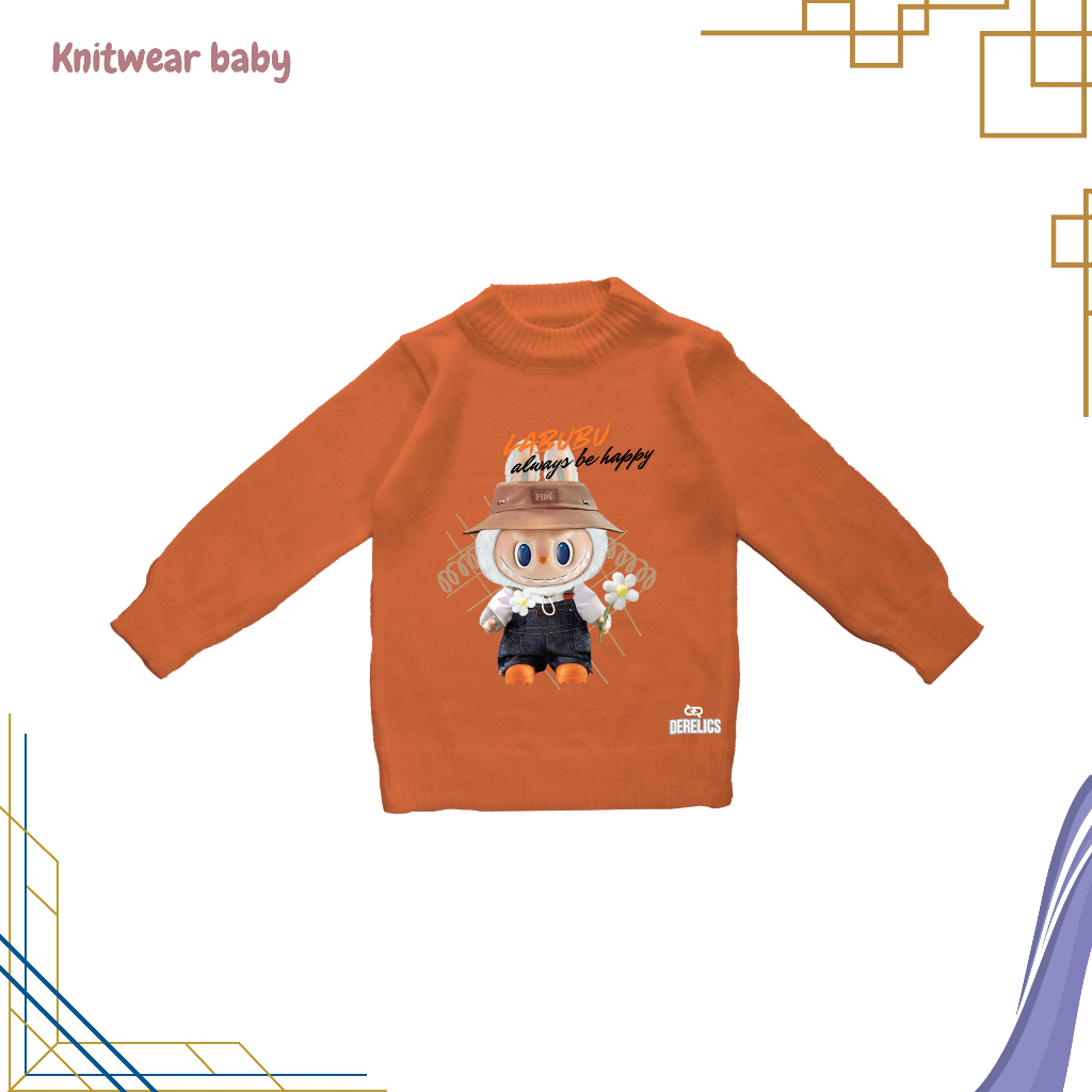 Sweater Anak Cowok Cewek Perempuan Bahan Rajut Halus Baju Atasan Anak Usia 3 4 5 6 7 8 9 10 12 Tahun