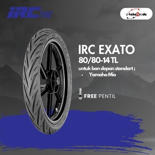 BAN IRC TUBELESS EXATO NR88 80/80 RING 14