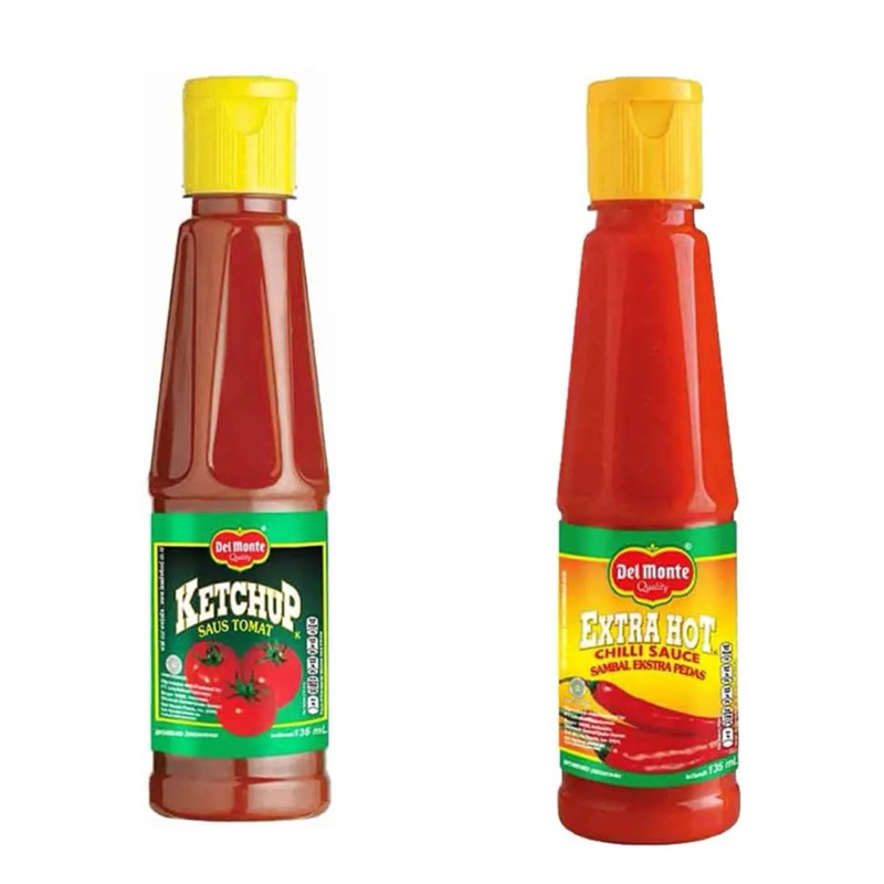 

Del monte saus 135 ml botol kecil