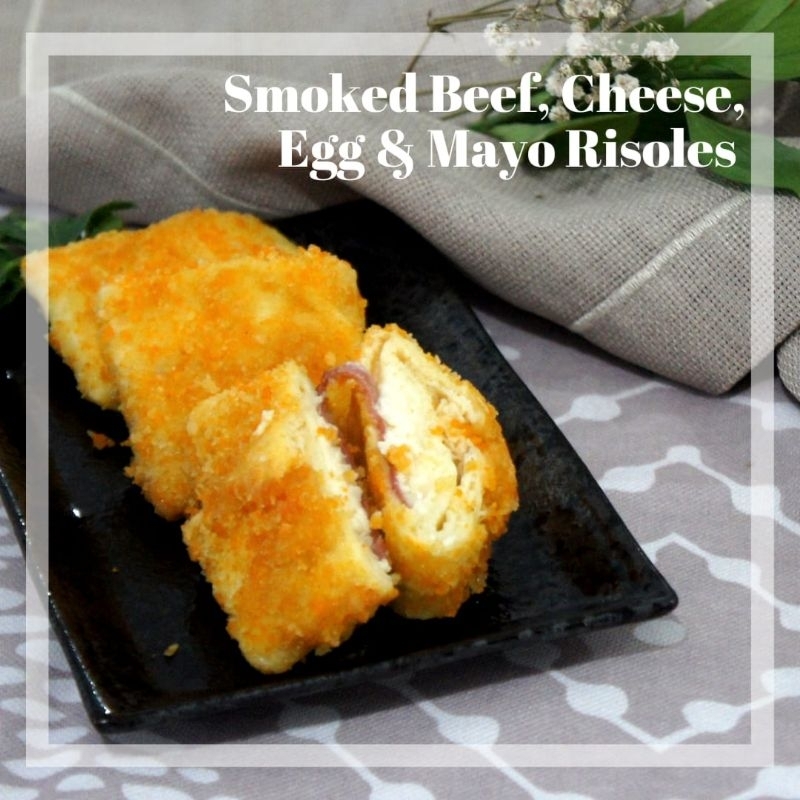 

Risoles Smoked Beef, Daging Asap, Telur, Mayo