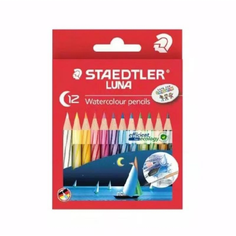 

Pensil Warna Staedlter ORIGINAL Luna Pendek Aquarel 12 Warna