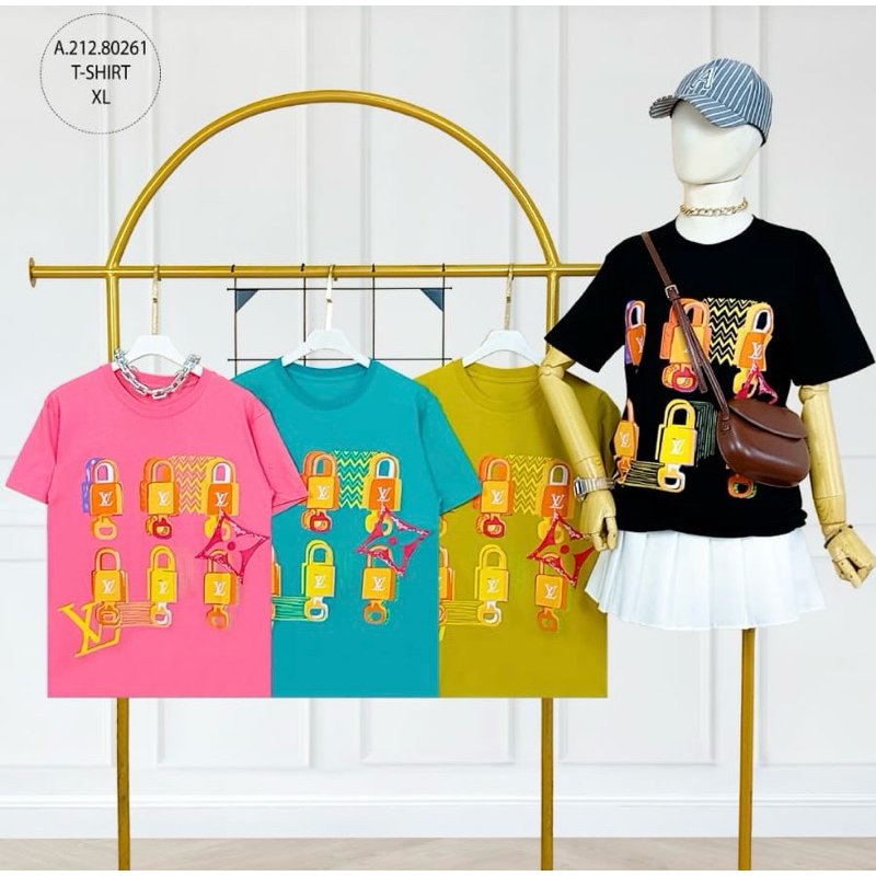 KAOS T-SHIRT XL MOTIF LV GEMBOK