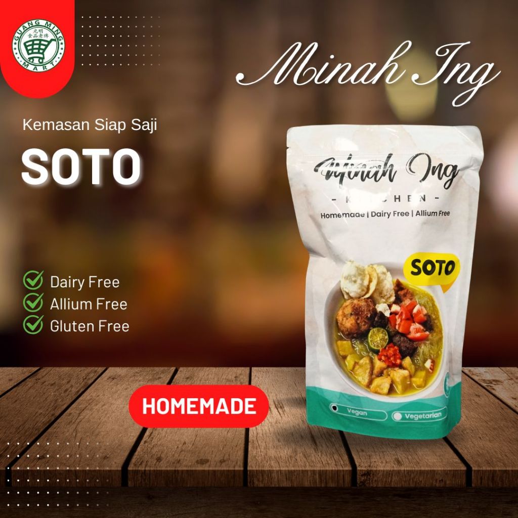 

Soto Instan Vegetarian Minah Ing Kitchen / Soto Vegetarian