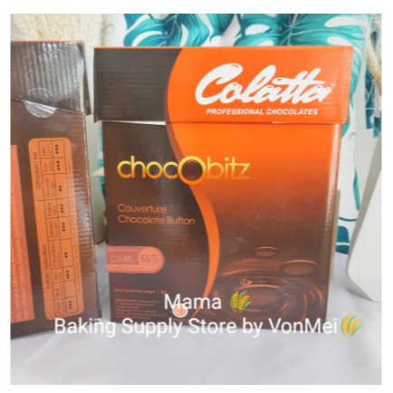 

COLATTA Couverture Dark Chocolate 56% Cokelat Coklat Mudah Leleh 1kg