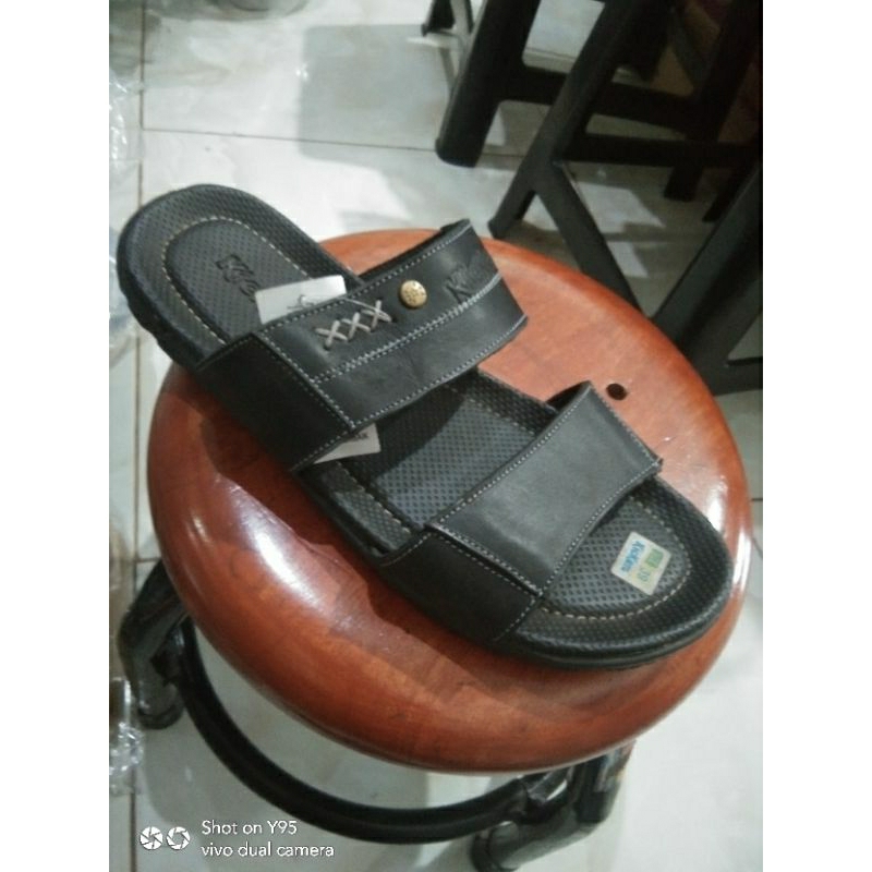 sandal laki laki kulit sapi asli