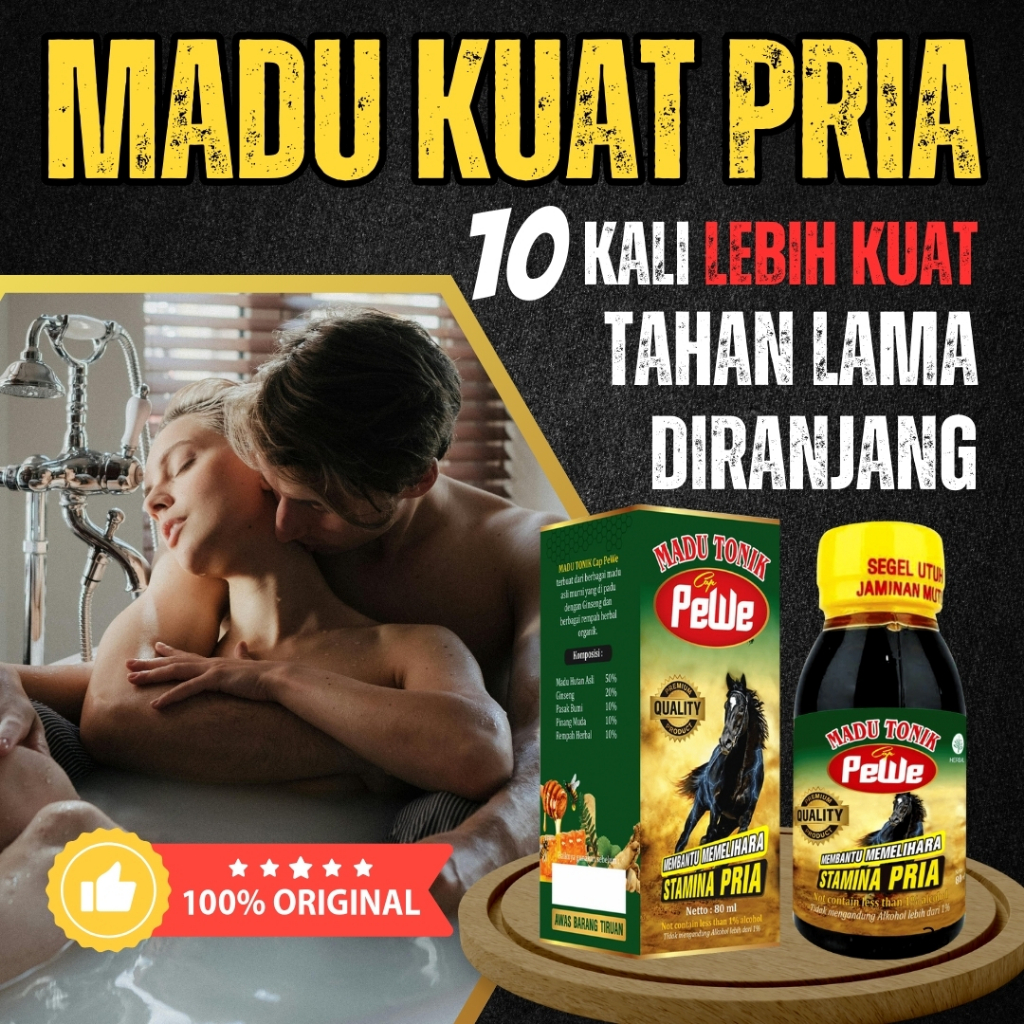 

Madu Tonik Pewe Asli Madukuat Herbal Alami Stamina Pria Dewasa Vitalitas Kuat Perkasa Tahan Lama