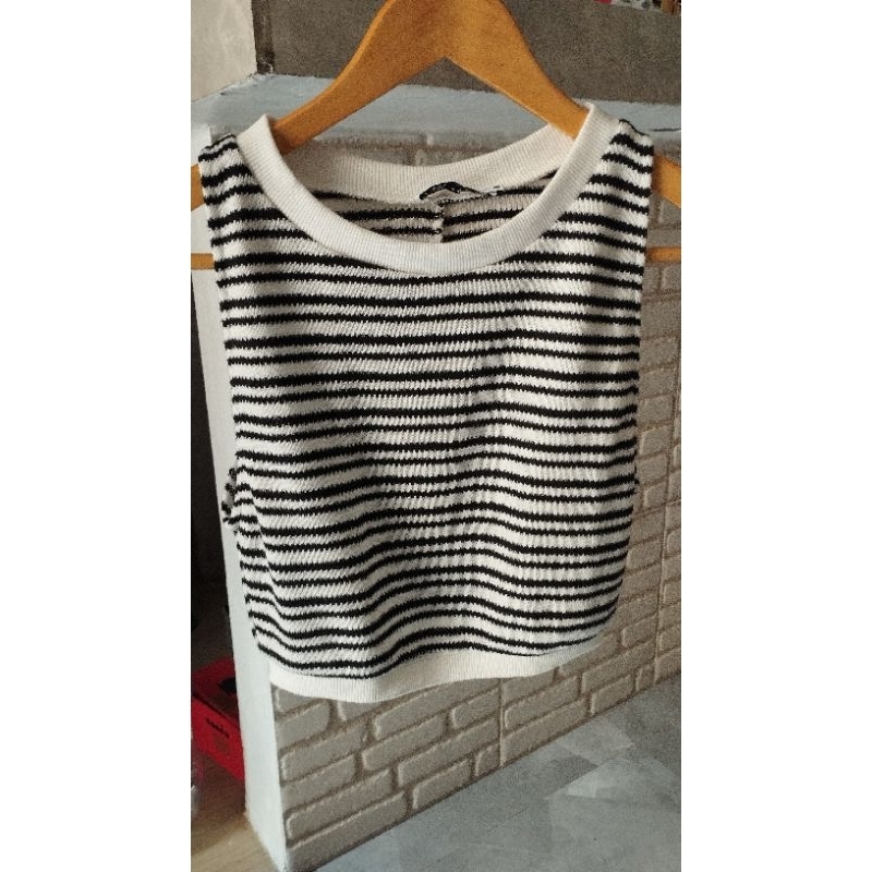 crop Top stripe zara