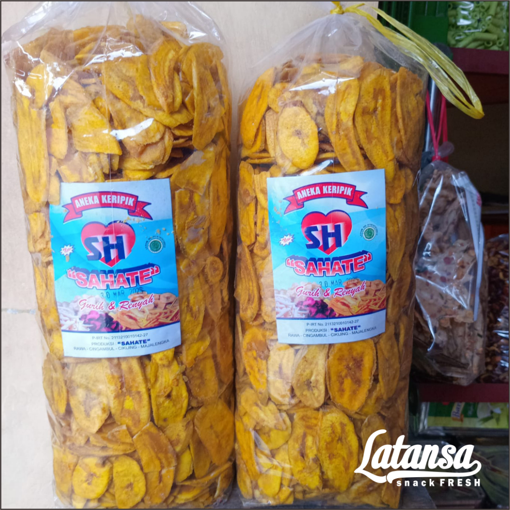 

Keripik Pisang Manis Pisang Lonjong 1kg Enak Gurih Rasa Manis Original
