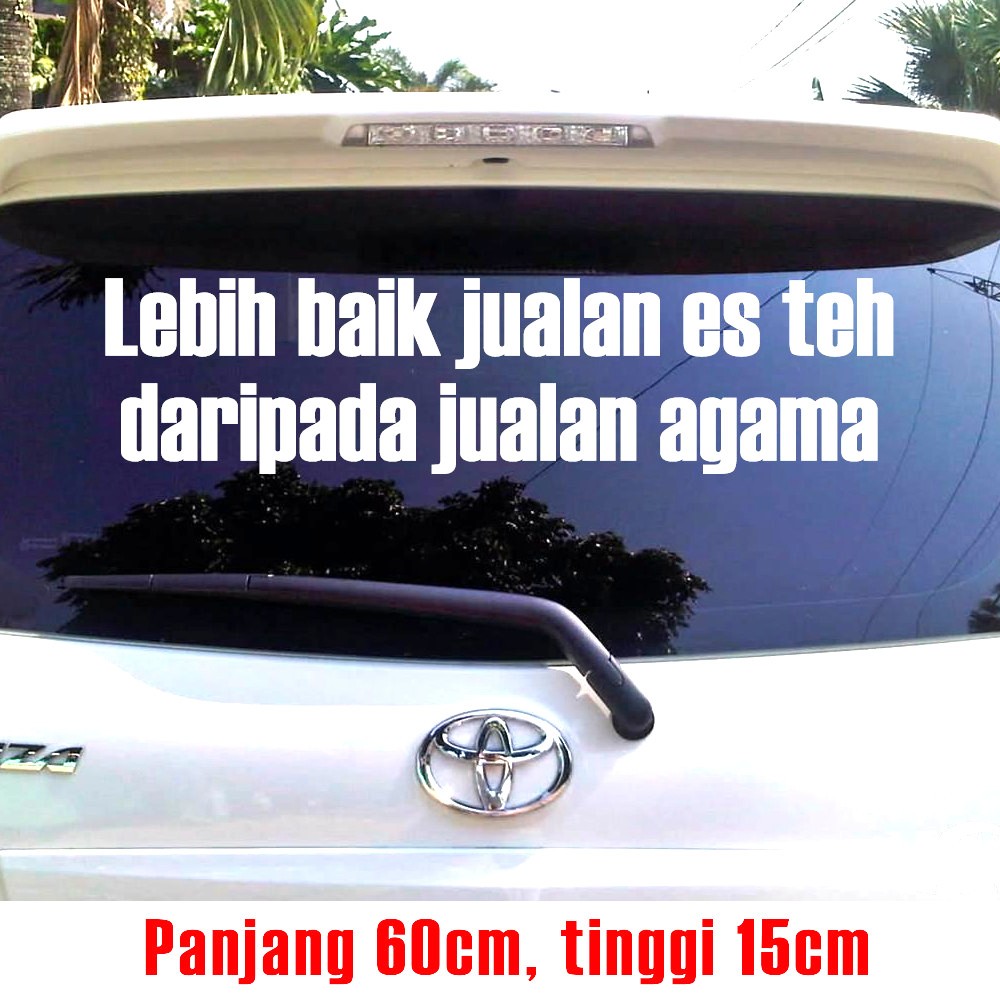 

Stiker Mobil Cutting Lebih Baik Jualan Es Teh