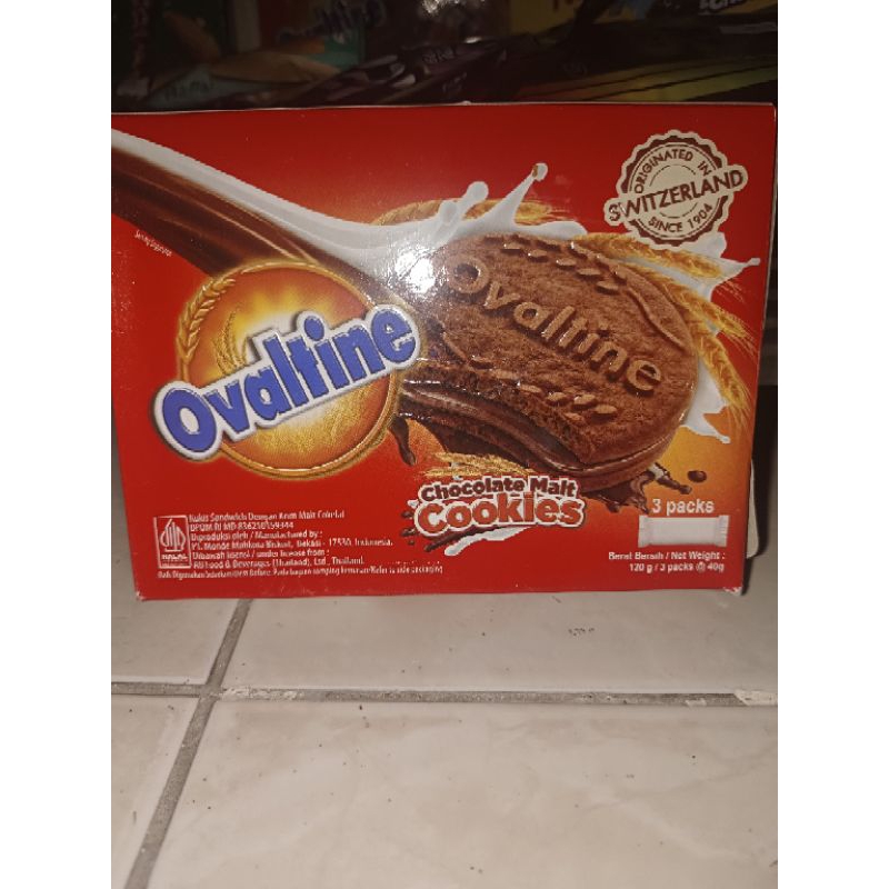 

ovaltine chocolate malt cookies