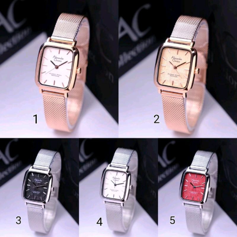 Jam Tangan Wanita Alexandre Christie 8699 AC8699 AC 8699 Original