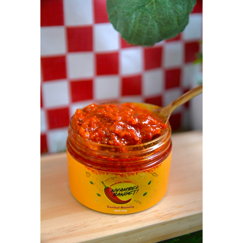 

NYAMBEL BANGET Sambal Bawang 120 Gr Sambalnya Orang Indonesia - Sambal Lauk - Sambal Siap Saji