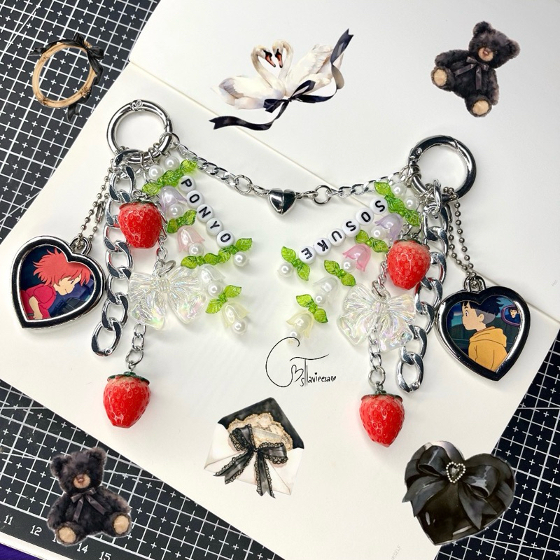 [CUSTOM COUPLE KEYCHAIN] 224 (TODAY, TOMORROW, FOREVER) KEYCHAIN / KEYCHAIN AESTHETIC / KEYCHAIN CUS