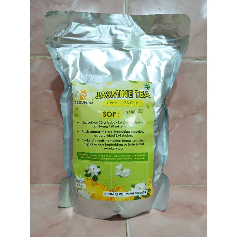 

Serbuk minuman murah jasmine tea 1kg