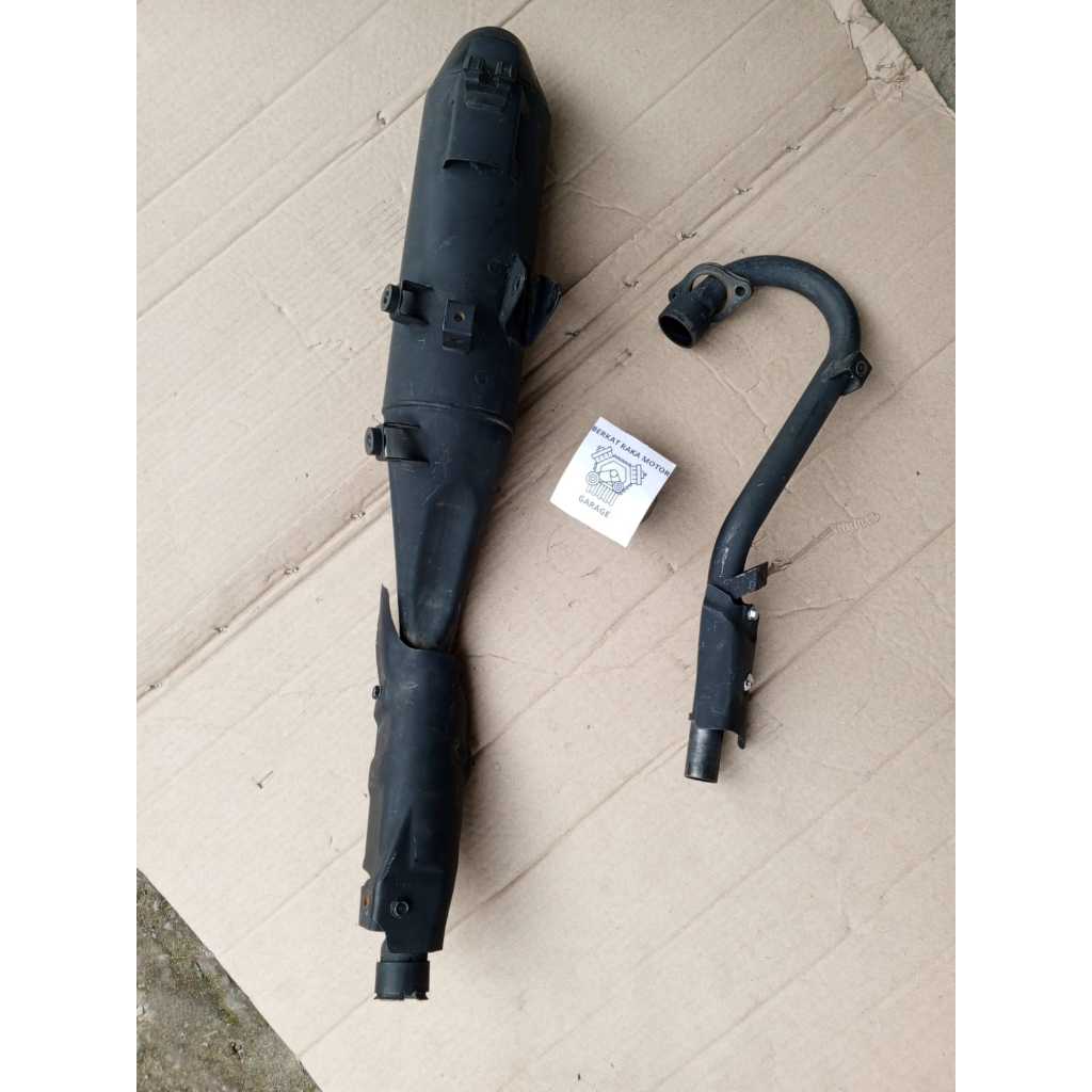 knalpot kenalpot standar honda CRF 150 L ORIGINAL KNALPOT HONDA CRF150L ORIGINAL