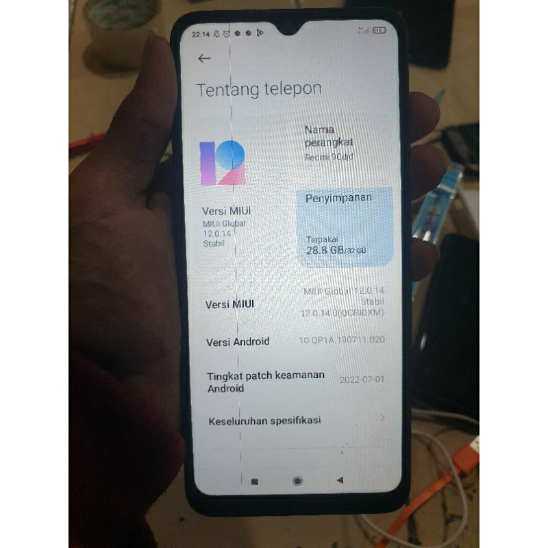 Mesin redmi xiomi 9c ram 3/32