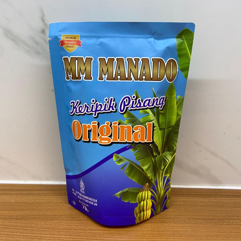 

KERIPIK PISANG ORIGINAL MM MANADO (70GR)