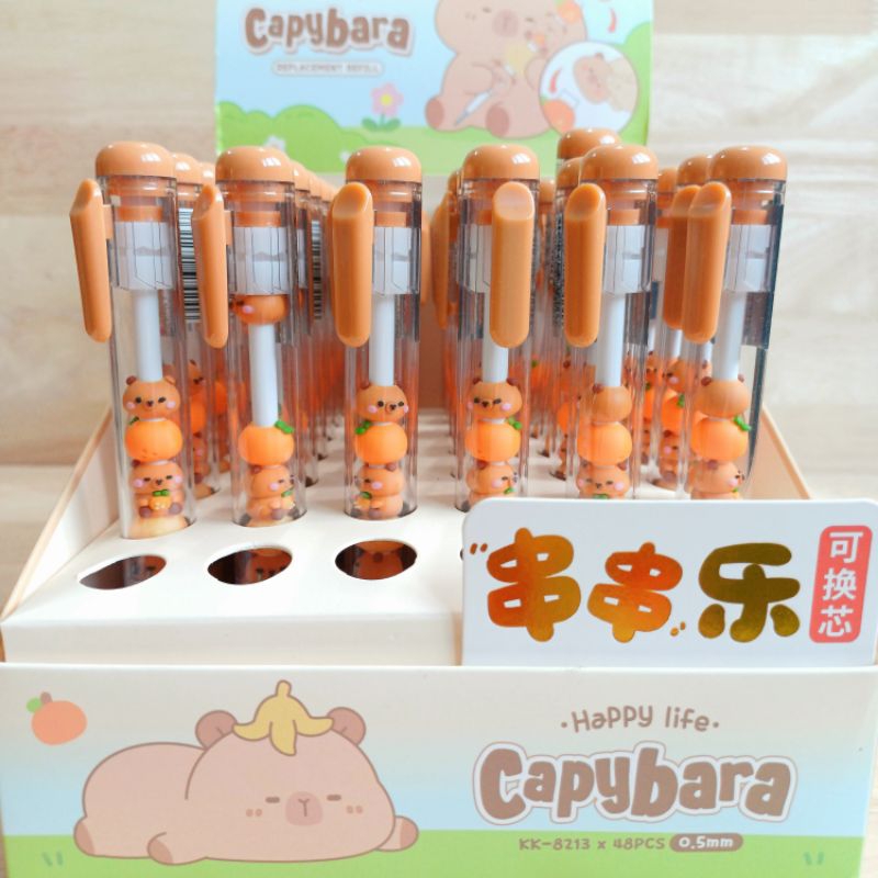 

Pulpen KUKI 8213 CAPYBARA HAPPY LIFE