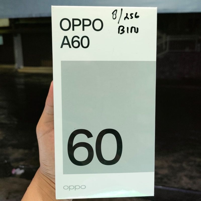 Hp second Oppo A60 8/256 warna biru
