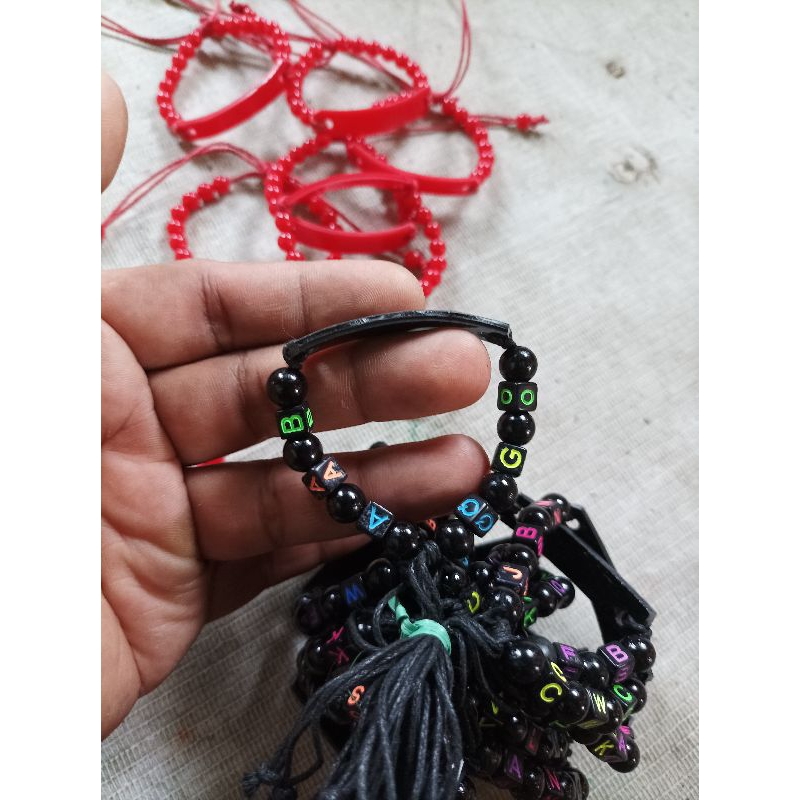 GELANG UKIR NAMA AKRILIK di JUAL SATUAN