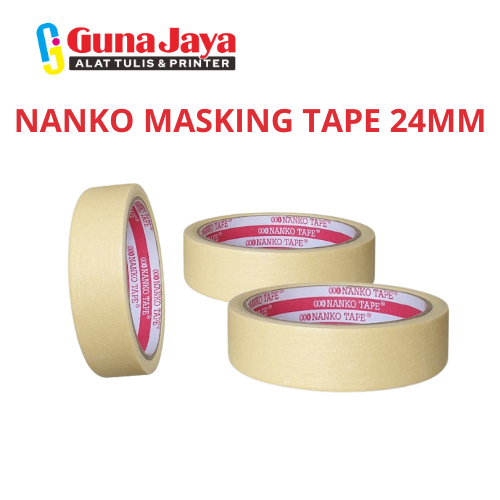

NANKO MASKING TAPE 24MM -Lakban kertas